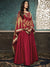 Red Rouge Designer Silk Anarkali Suit