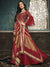 Red Rouge Designer Silk Anarkali Suit