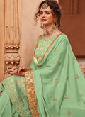 Embroidered Palazzo Pant Suit
