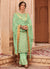 Embroidered Palazzo Pant Suit