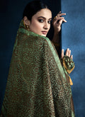 Indian Dresses - Green Anarkali Suit