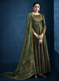 Green Anarkali Suit