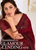 Maroon Saree In usa uk canada