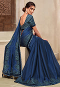 Royal Blue Silk Saree In usa uk canada