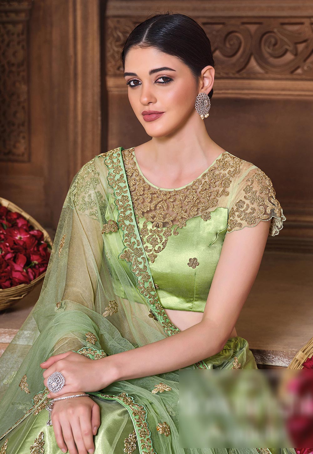 Green Lehenga Choli In usa uk canada