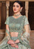 Deep Green Floral Embroidered Lehenga Choli In usa uk canada