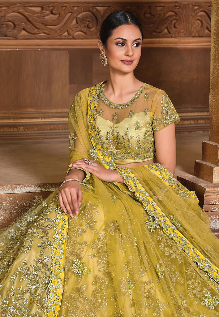 Yellow Lehenga Choli In usa