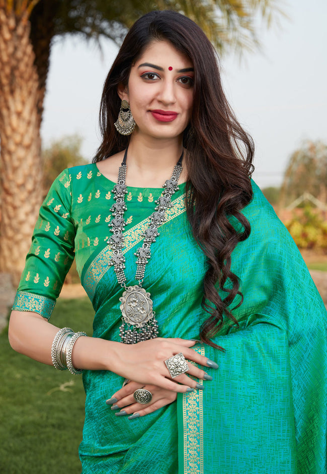 Green Indian Silk Saree In usa uk canada