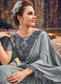 Embroidered Party Wear Saree