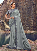 Embroidered Party Wear Saree