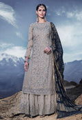 Embroidered Palazzo Suit