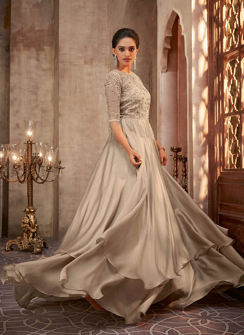  Party Wear Anarkali Gown