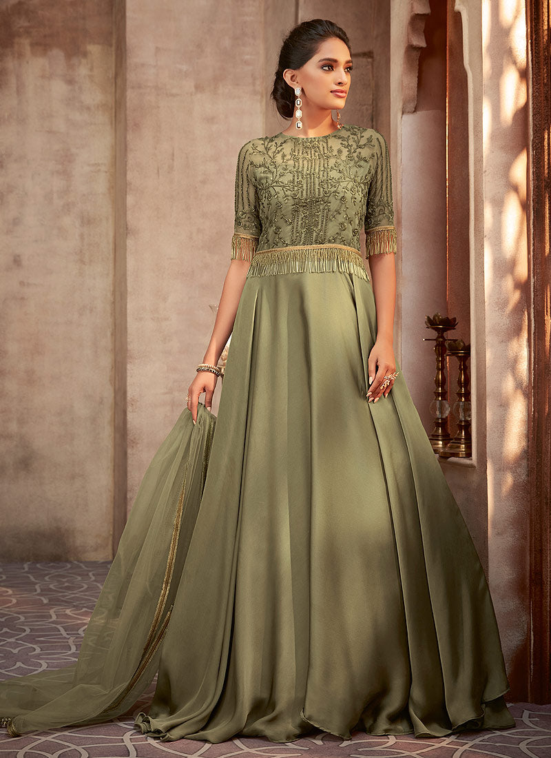 Party Wear Anarkali Gown