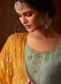 Embroidered Indian Pant Suit