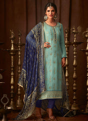 Embroidered Indian Pant Suit