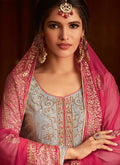 Embroidered Indian Pant Suit
