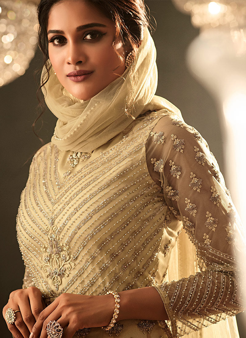 Embroidered Anarkali Gown