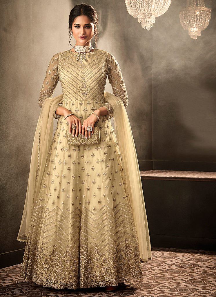 Embroidered Anarkali Gown