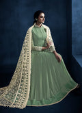 Embroidered Anarkali Suit