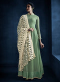Embroidered Anarkali Suit