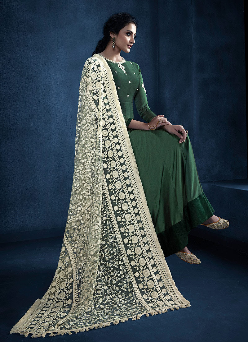 Lucknowi Anarkali Suit