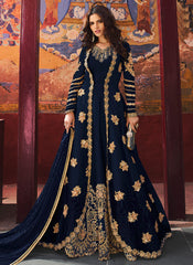 Designer Anarkali Pant Suit