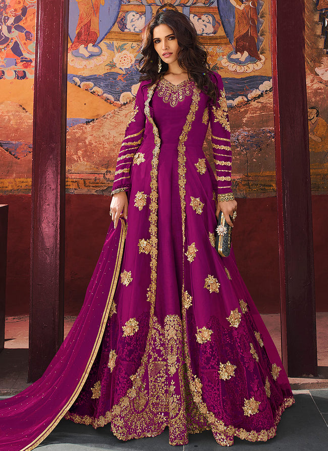 Designer Anarkali Pant Suit