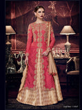 Red Embroidered Indowestern Suit In usa uk canada