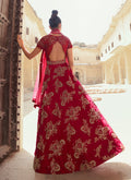 Bridal Red Anarkali Gown In usa uk canada
