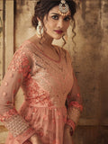 Peach Party Wear Sharara Suit Online