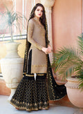 Embroidered Gharara Suit
