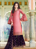 Embroidered Gharara Suit