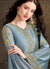 Blue Two Tone Designer Sharara Suit, Salwar Kameez