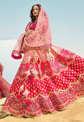 Pink Two Tone Lehenga Choli In usa uk canada