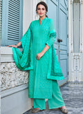 Lucknowi Embroidered Pants Suit
