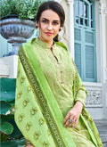  Lucknowi Embroidered Pants Suit