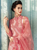 Bright Pink Lucknowi Kalidar Anarkali Suit
