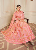 Pink Lucknowi Embroidered Anarkali Suit
