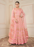 Pink Lucknowi Anarkali Suit