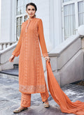 Indian Suits - Orange Pants Style Suit 