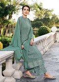 Indian Suits - Green Pants Style Suit
