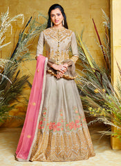 Peplum Style Lehenga Suit