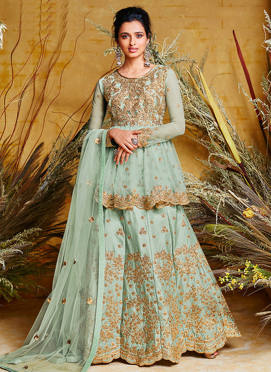 Peplum Style Lehenga Suit