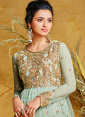 Peplum Style Lehenga Suit