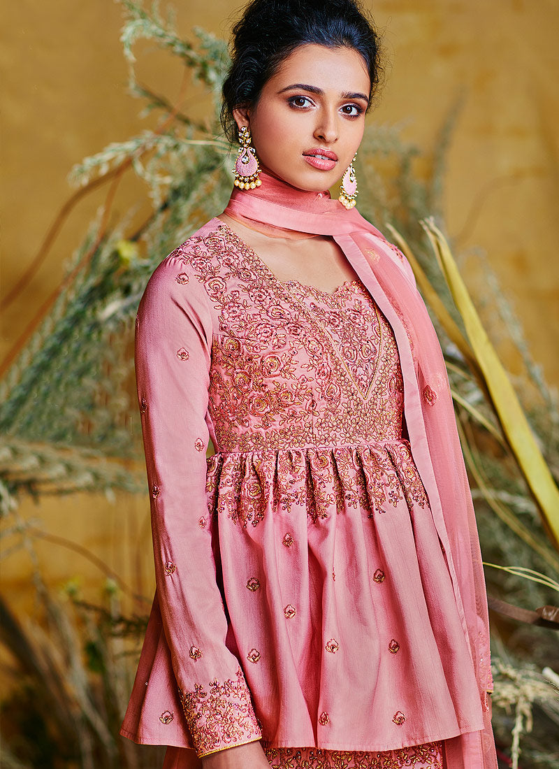 Peplum Style Lehenga Suit
