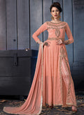 Slit Style Anarkali Pants Suit