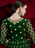 Green Golden Anarkali Pant Suit In usa uk canada