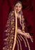 Wine Golden Anarkali Pant Suit In usa uk canada