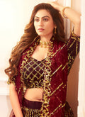 Maroon Lehenga Choli