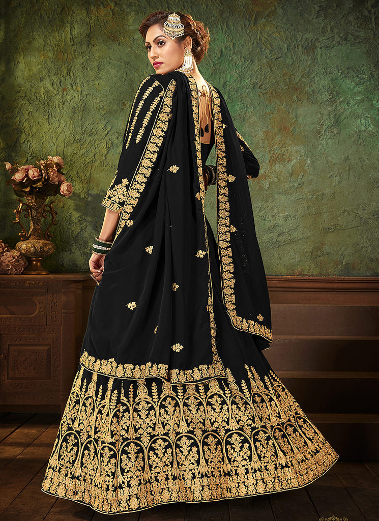 Black Anarkali Suit In usa 